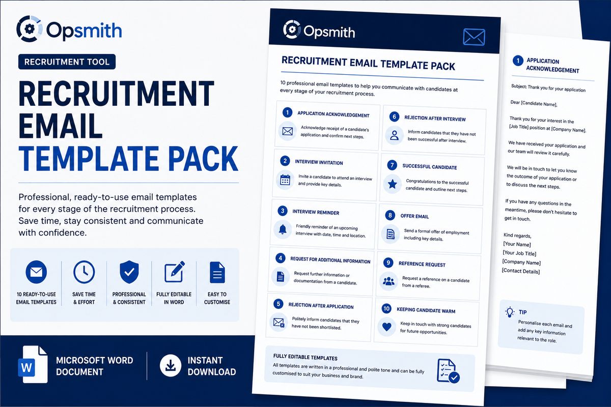 Recruitment Email Template Pack