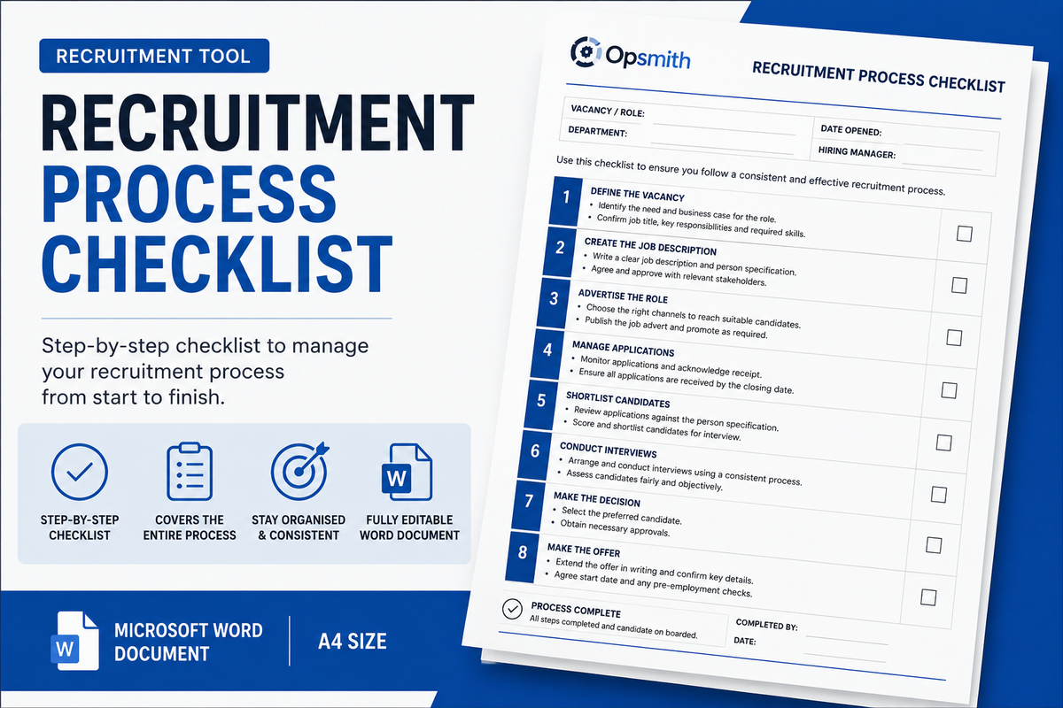 Recruitment Process Checklist