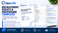 Recruitment Policy & Procedure Template