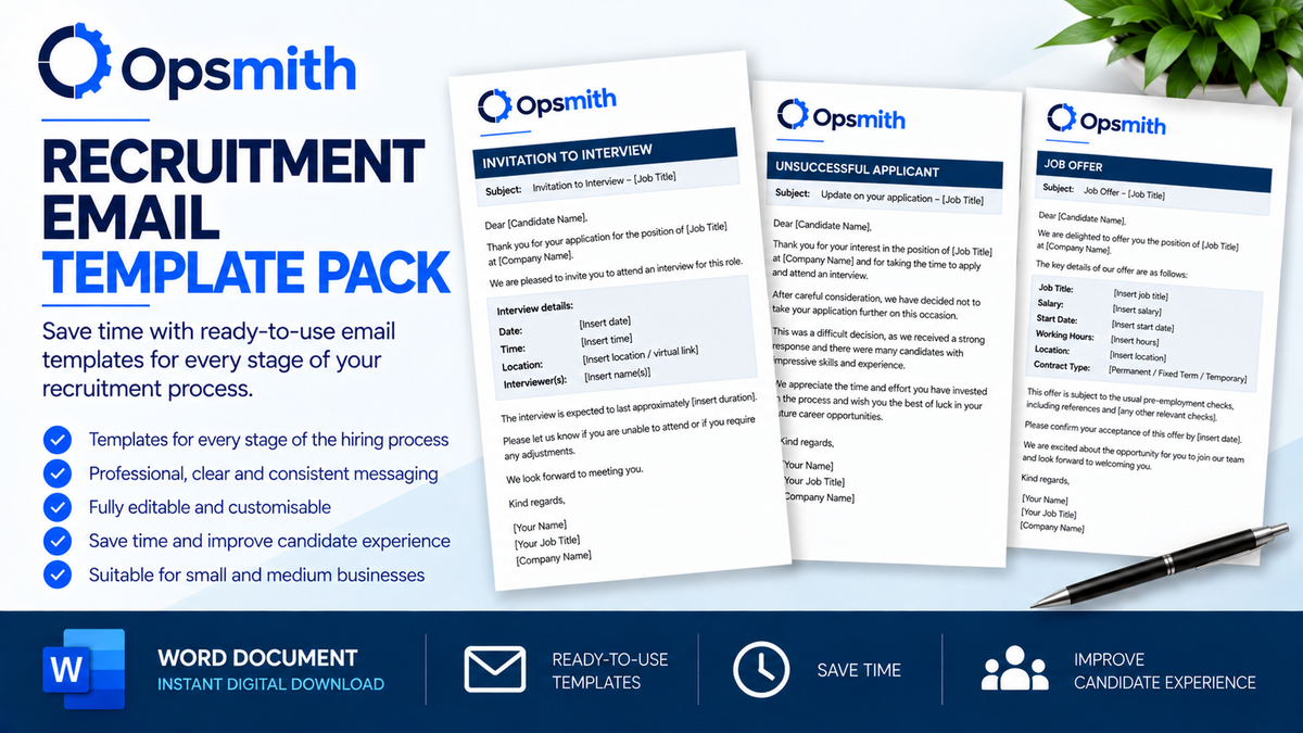 Recruitment Email Template Pack